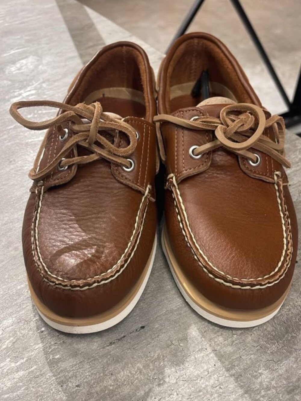 TIMBERLAND MEN'S CLASSIC BOAT SHOE RUST FULL GRAIN A4187-EM6 ALL SIZES